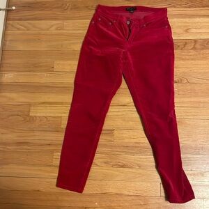 Red velvet pants, 4